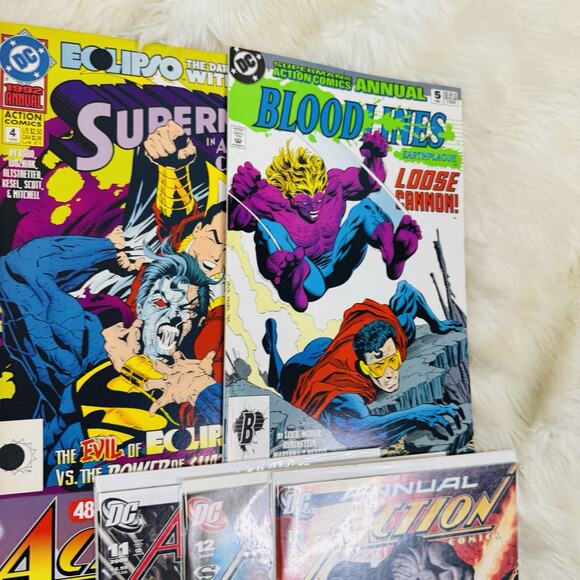 Superman Action Comics Annuals 1-8 10-13 Lot Vs Bizzaro Elseworlds Bloodlines - Picture 3 of 8